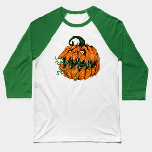 Pumpkin Monster Baseball T-Shirt